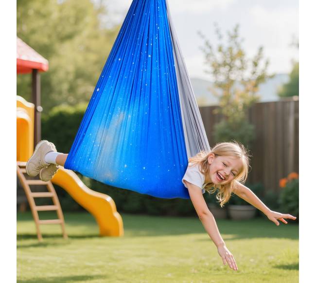 Sensoriniai sūpynės su dvigubu audiniu7