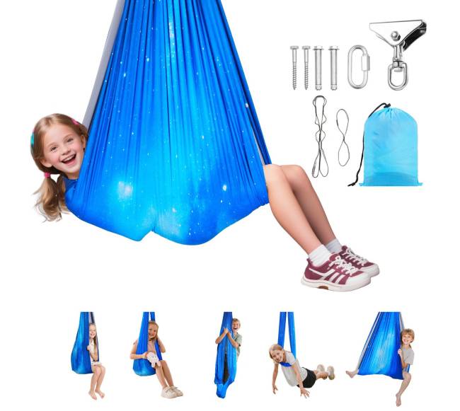 Sensoriniai sūpynės su dvigubu audiniu8