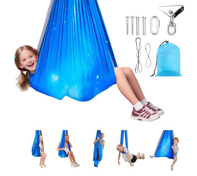 Sensoriniai sūpynės su dvigubu audiniu10