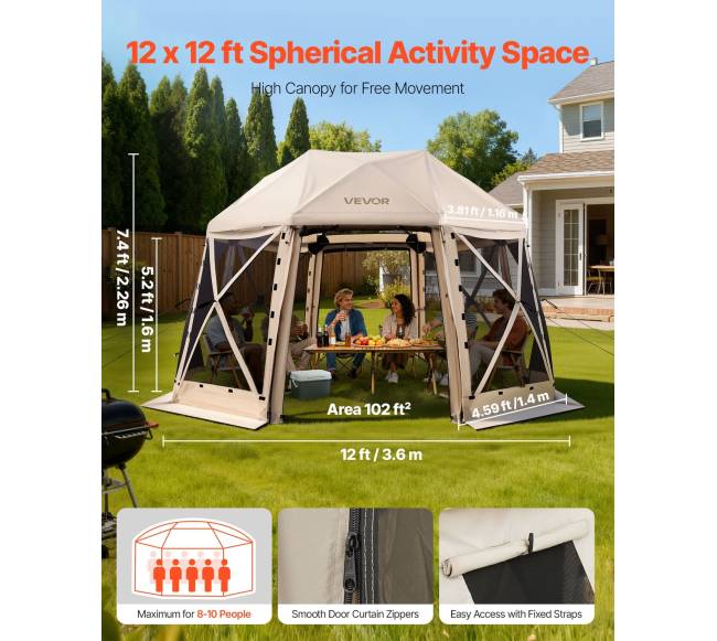 Išskleidžiama pavėsinė 3.6x3.6 m, sferinė1