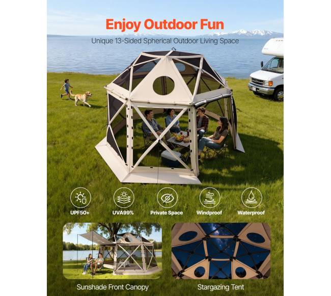 Išskleidžiama pavėsinė 3.6x3.6 m, sferinė2