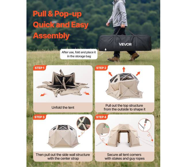 Išskleidžiama pavėsinė 3.6x3.6 m, sferinė4