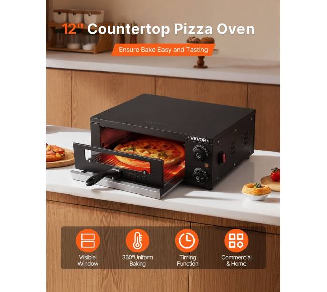 Elektrinė picų krosnis, 304.8 mm stalviršio1