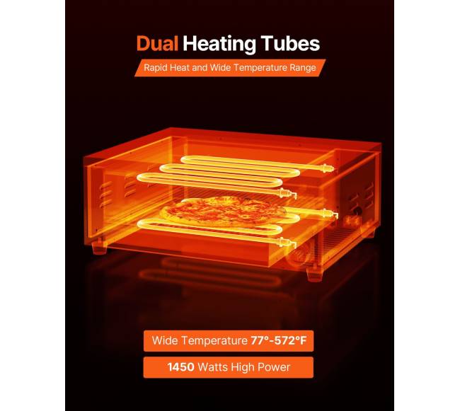 Elektrinė picų krosnis, 304.8 mm stalviršio2