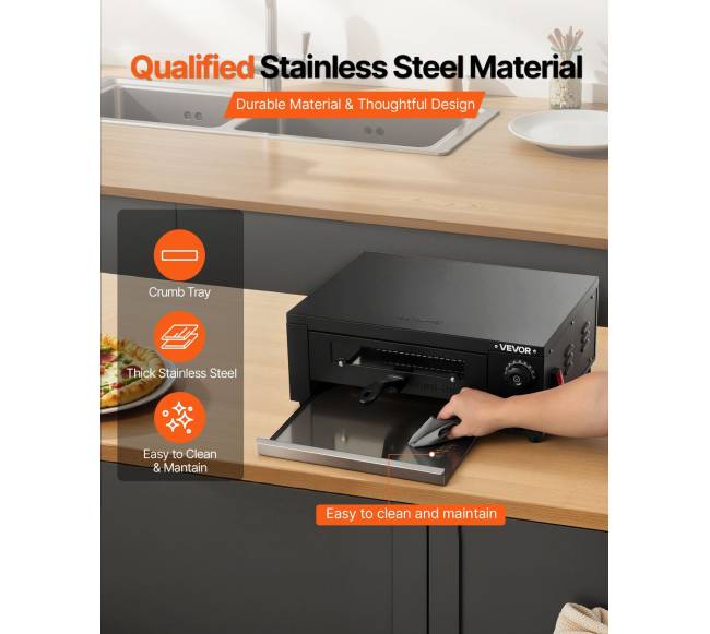 Elektrinė picų krosnis, 304.8 mm stalviršio4