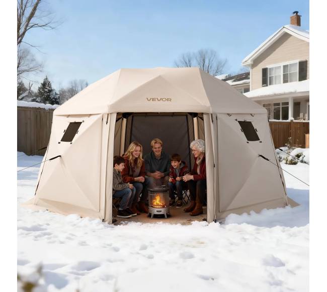 Išskleidžiama sferinė pavėsinė 4.57 x 4.57 m7