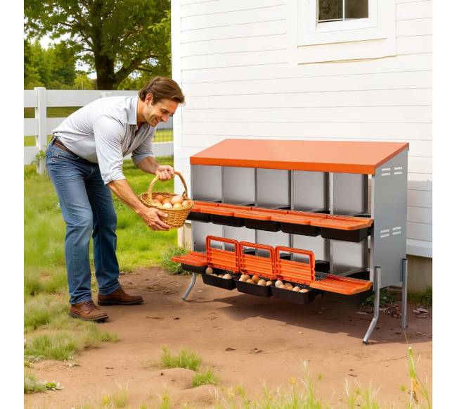 Dėžės vištų kiaušinėliams su 10 skyrių7