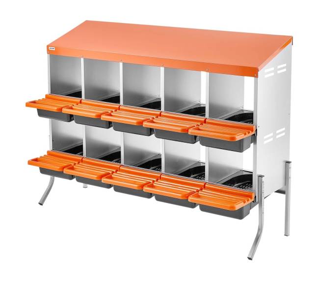 Dėžės vištų kiaušinėliams su 10 skyrių10