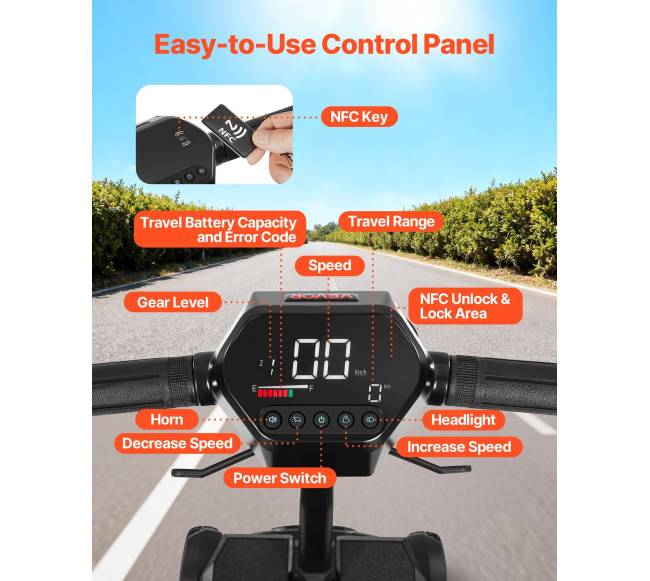 Elektrinis keturratis neįgaliųjų vežimėlis6