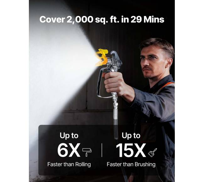 Nešiojamas beoris dažymo purkštuvas 900 W3