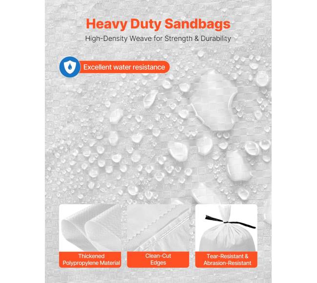 Tuščiaviduriai smėlio maišai su užrišimu, 300 vnt.3