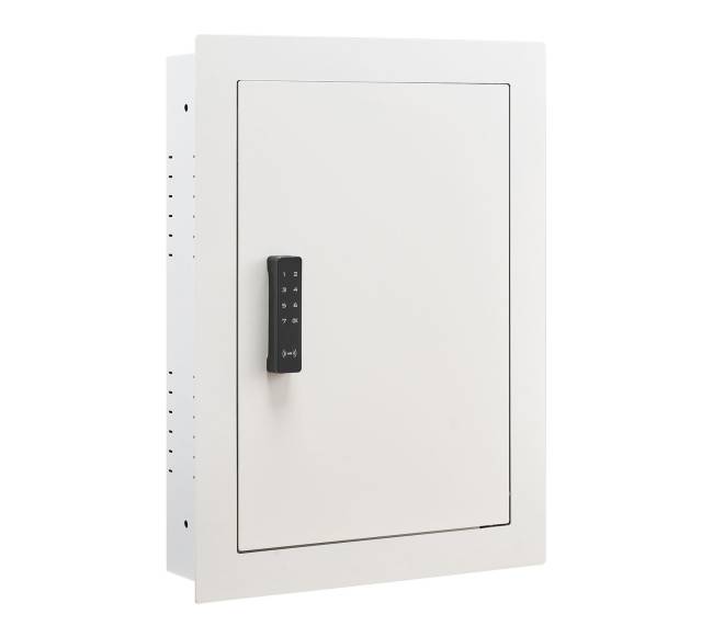 Paslėpta sieninė seifinė spinta su slaptažodžiu0