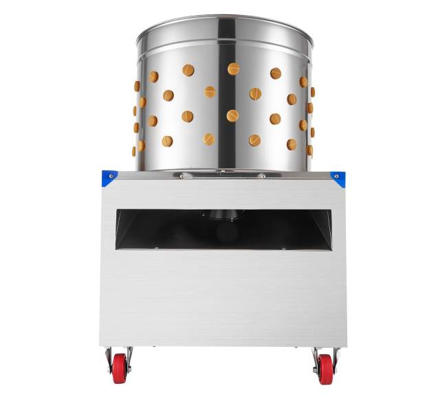 Vištų plunksnų pešimo mašina su būgnu9