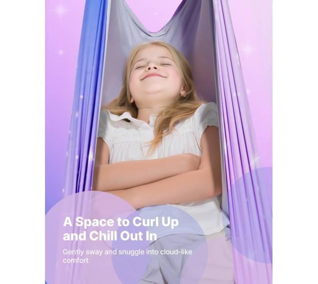 Sensorinė sūpynė su dvigubu audiniu1