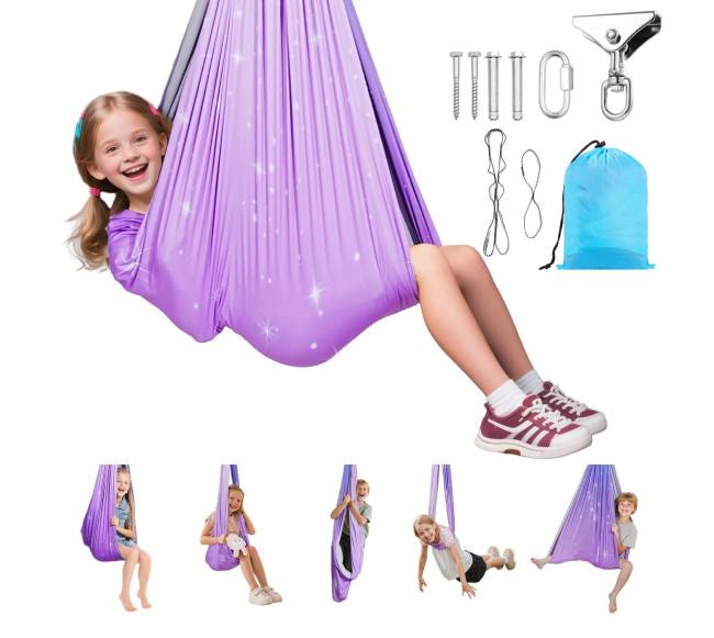 Sensorinė sūpynė su dvigubu audiniu8