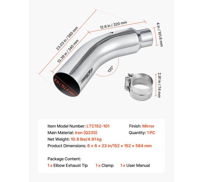 Išmetimo alkūnė su spaustuku6