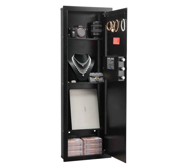 Sieninė seifas su slaptažodžiu ir raktais8