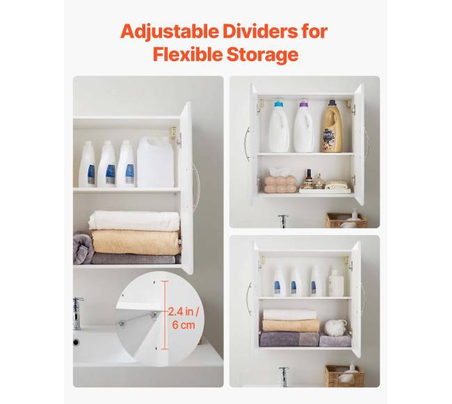 Skalbinių spintelė su reguliuojamomis lentynomis3