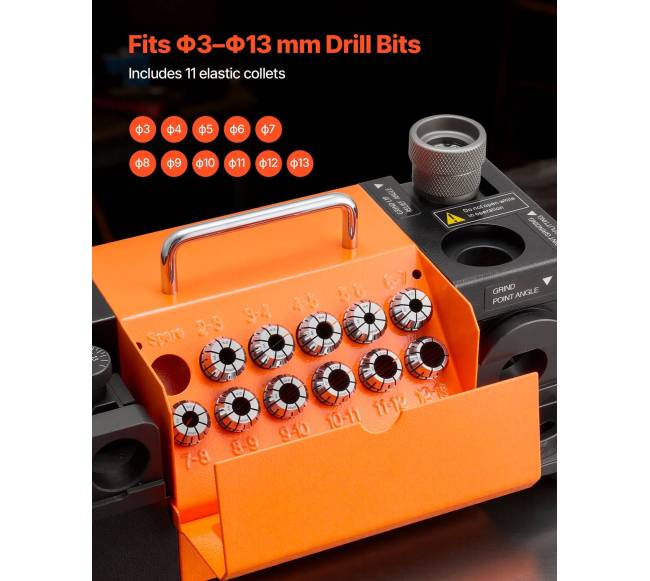 Grąžtų galąstuvas MR-13D 3-13 mm2