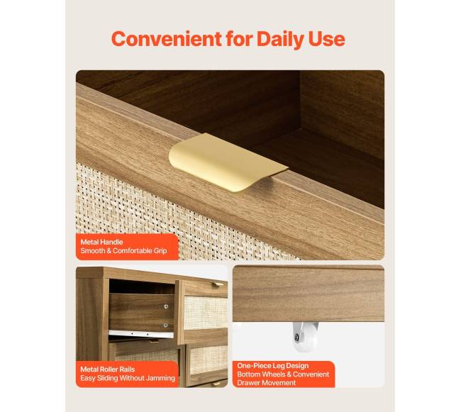 6 stalčių rotango komoda miegamajam5