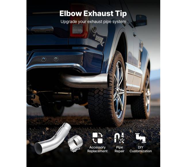 Išmetimo alkūninė antgalis, 127 mm įleidimas1