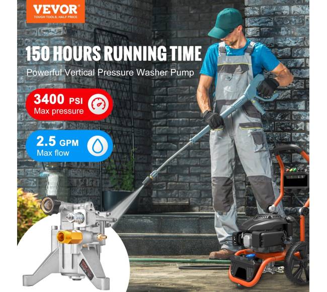 Aukšto slėgio plovimo pompa, 22 mm velenas1