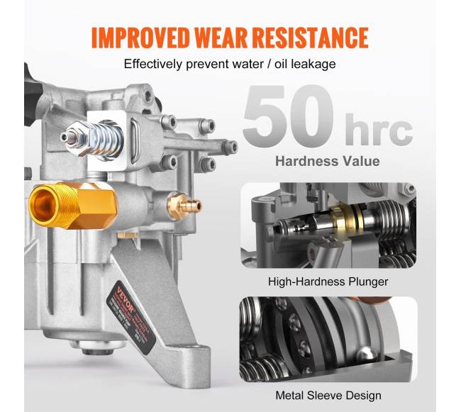 Aukšto slėgio plovimo pompa, 22 mm velenas3