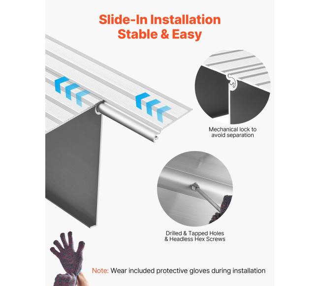 Duralis aliumininė rampa 26 mm4