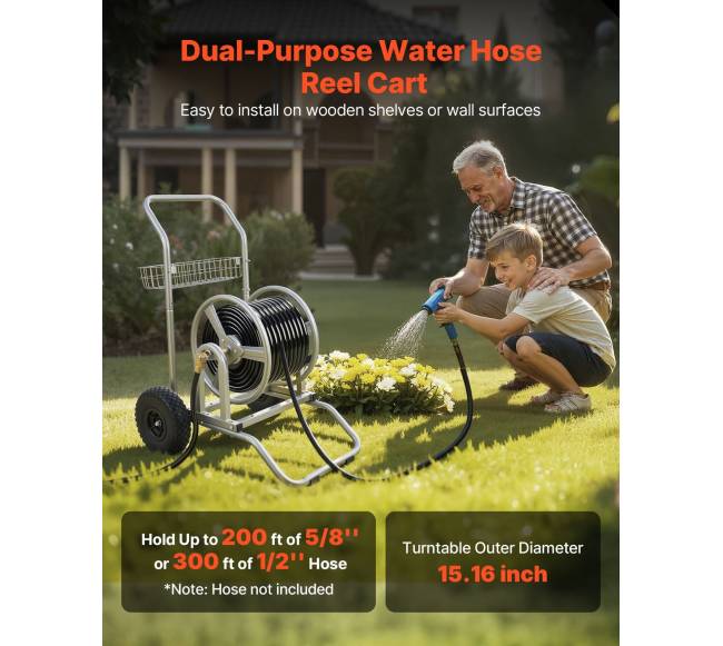 Sodo žarnos ritės vežimėlis1