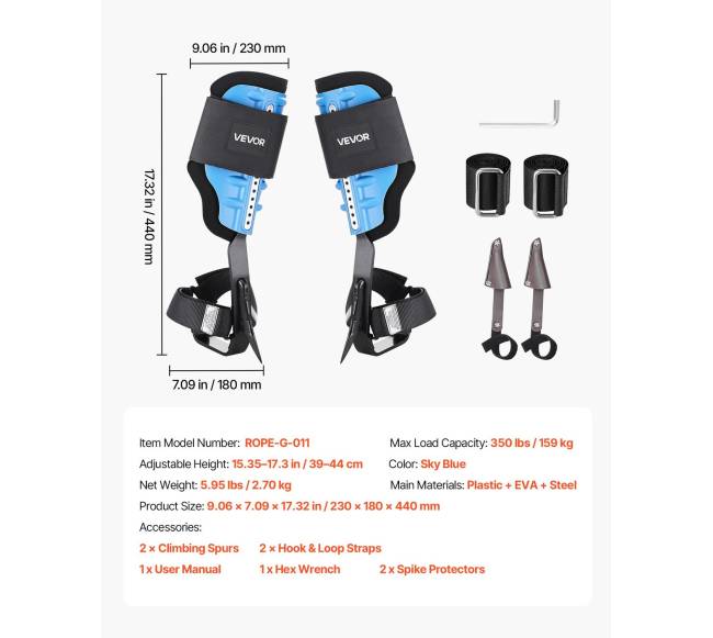 Medžių laipiojimo spyglių reguliuojamas įrenginys6