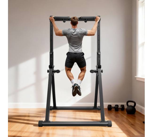 Traukimo skersinis, stacionarus su trikampe konstrukcija7