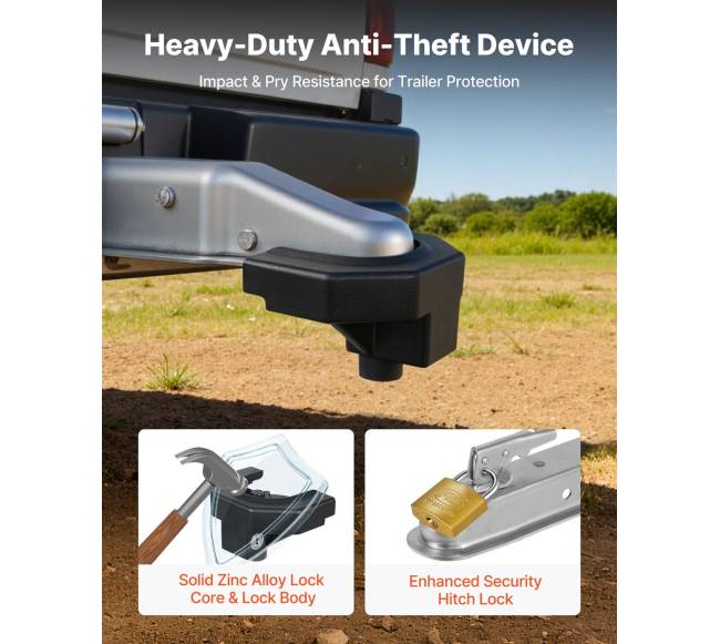 Priekabos kablio užraktas, 58,7 mm2