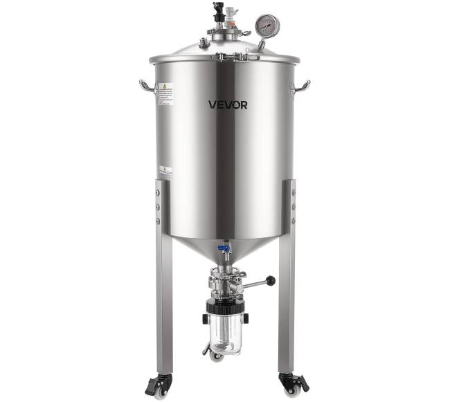 Nerūdijančio plieno kūginis fermentatorius, 60 l8