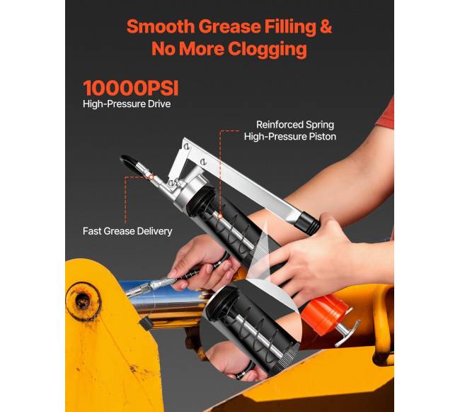 Automobilių tepalo švirkštas 10000 PSI 0,4 L1