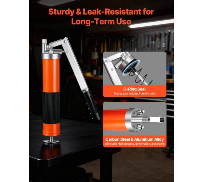 Automobilių tepalo švirkštas 10000 PSI 0,4 L2