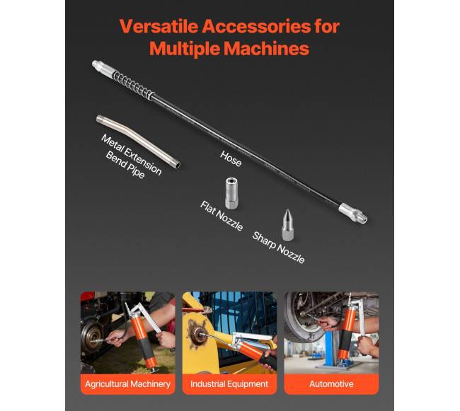 Automobilių tepalo švirkštas 10000 PSI 0,4 L3