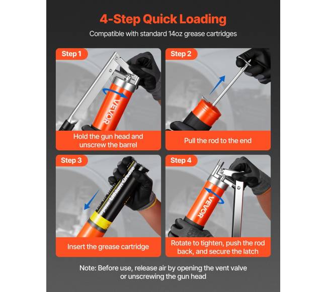 Automobilių tepalo švirkštas 10000 PSI 0,4 L4