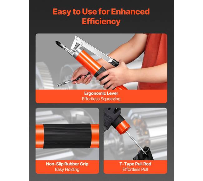 Automobilių tepalo švirkštas 10000 PSI 0,4 L5