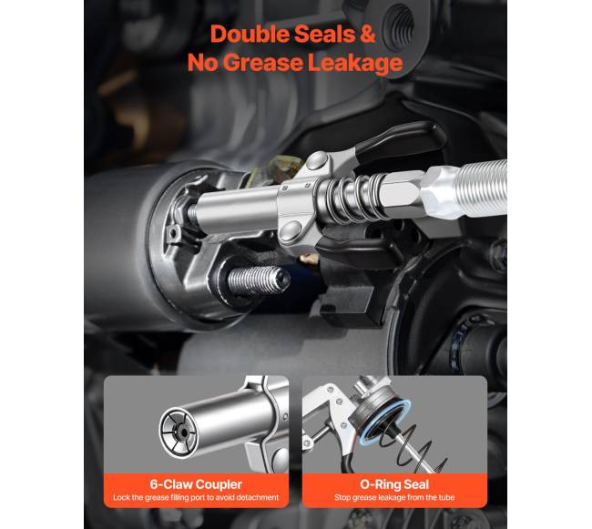 Tepalo švirkštas, 8000 PSI, 0,4 L2