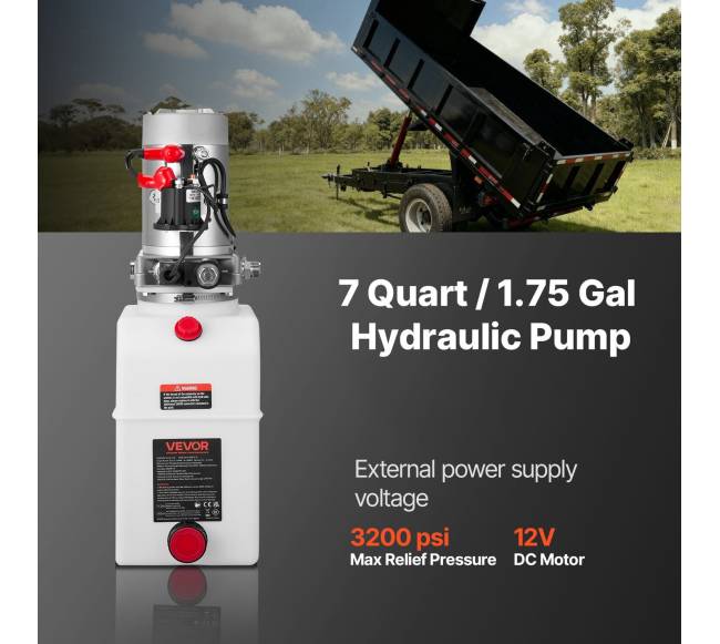 Hidraulinis siurblys, vieno veikimo, 7 l1