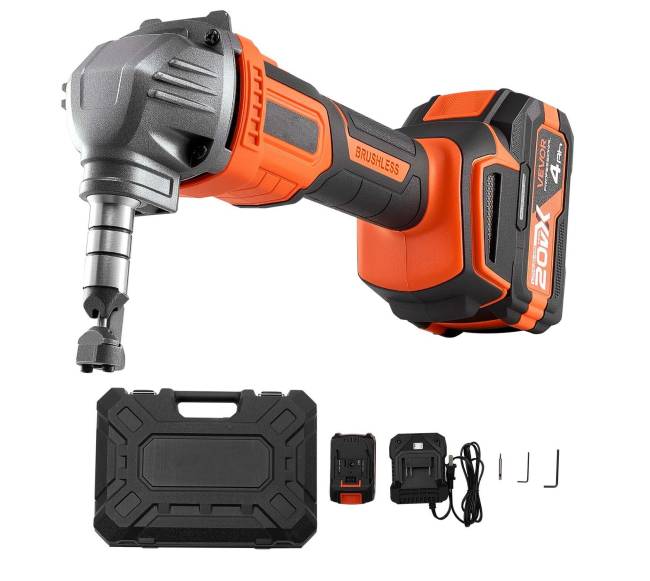 Belaidė metalo storesnukis su akumuliatoriumi0