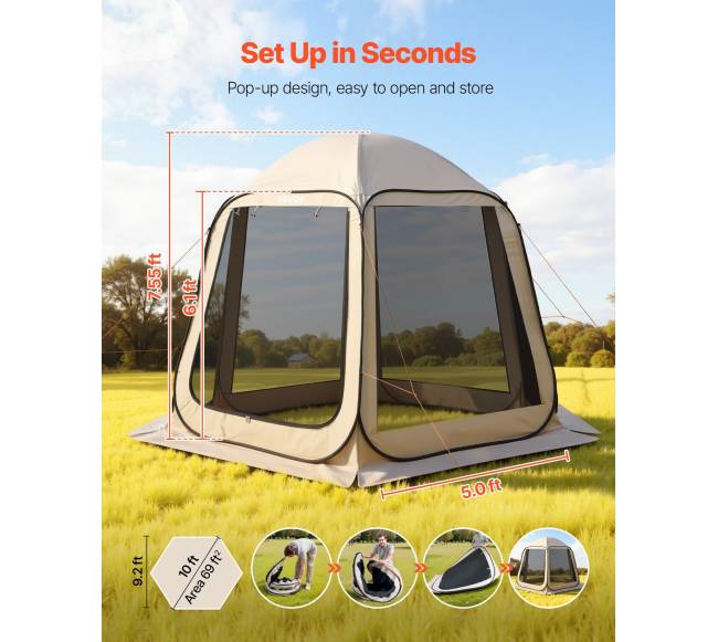 Apsauginė palapinė poilsiui lauke1