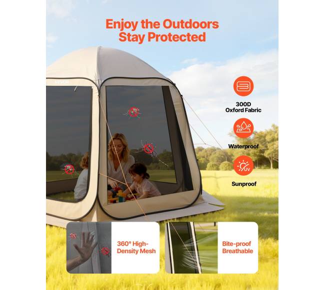 Apsauginė palapinė poilsiui lauke5