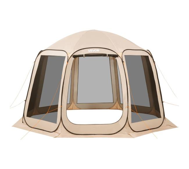 Kupolinė palapinė su tinkleliu 10-12 asmenims9