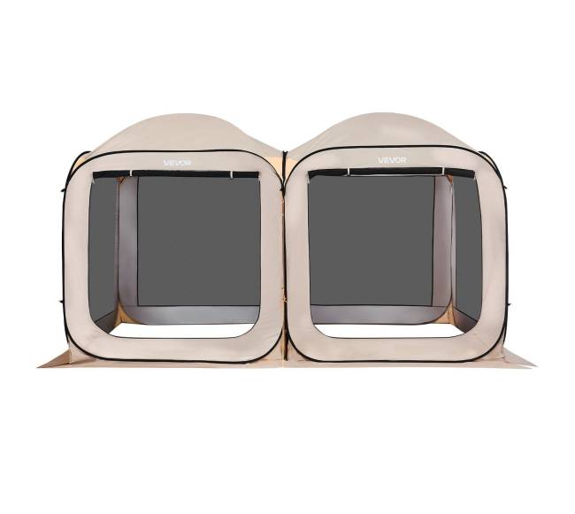 Skėtis palapinė su tinkliuku, smėlinė9