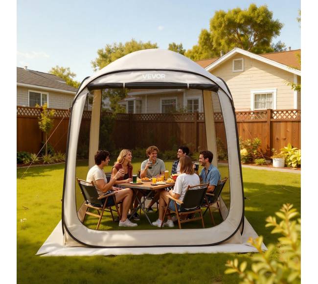 surenkama palapinė kiemui ir sodui 4-6 žmonėms7