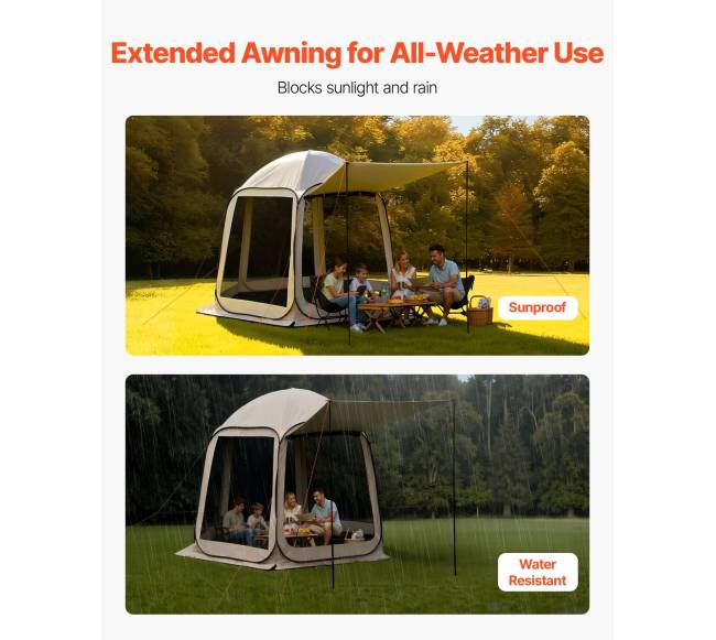 Kiemui pritaikyta pavėsinė su tinkleliu6