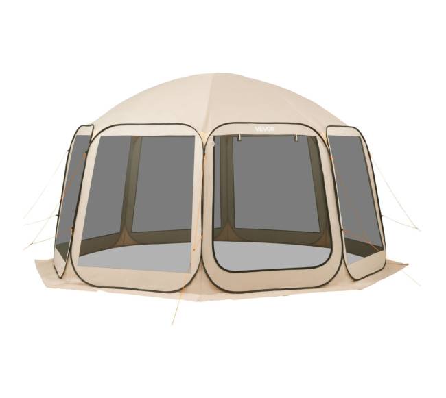 Didelė palapinė su tinklu, 12-15 žmonių10