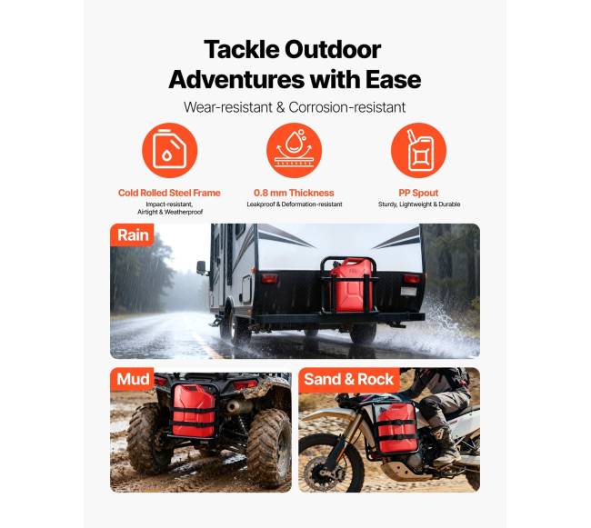 Metalinė kuro talpa, 20 L4