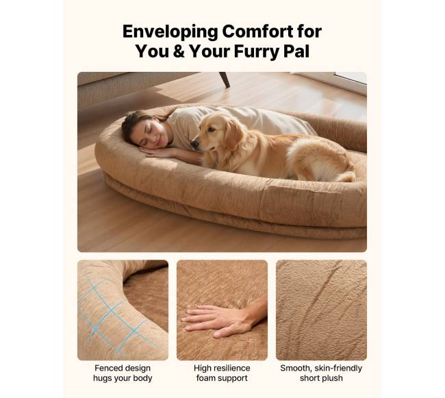 Didelis ortopedinis šuns guolis žmonėms2